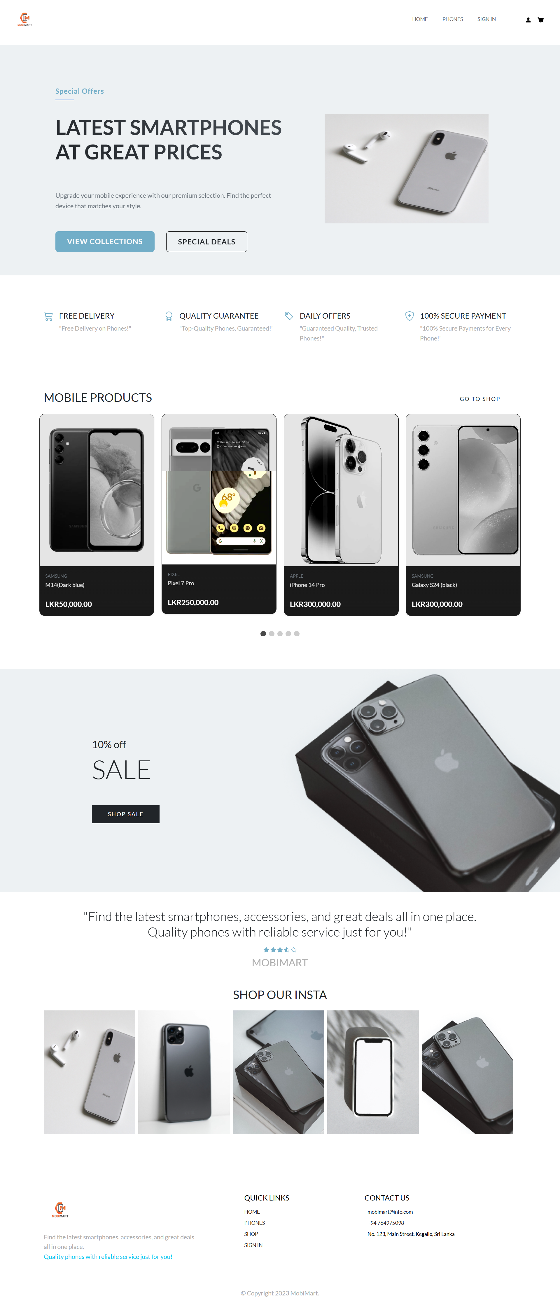 Home Page Banner