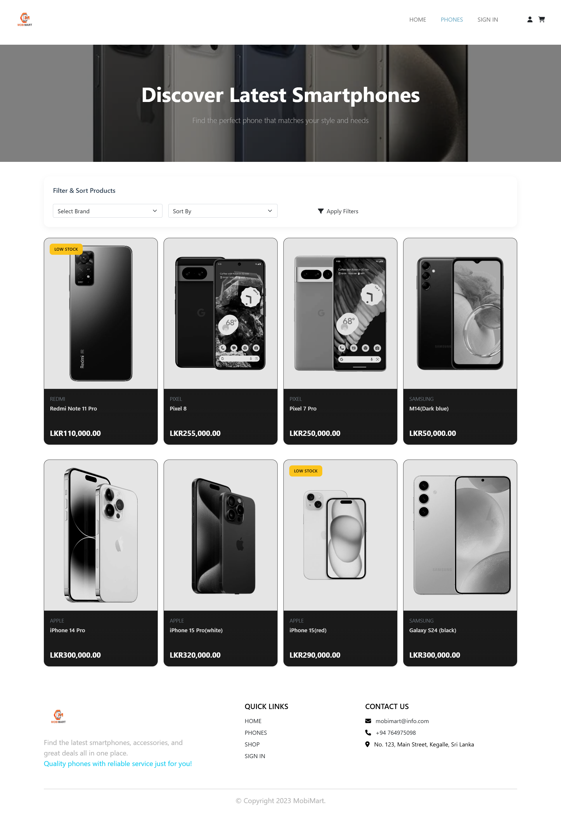 Product Catalog